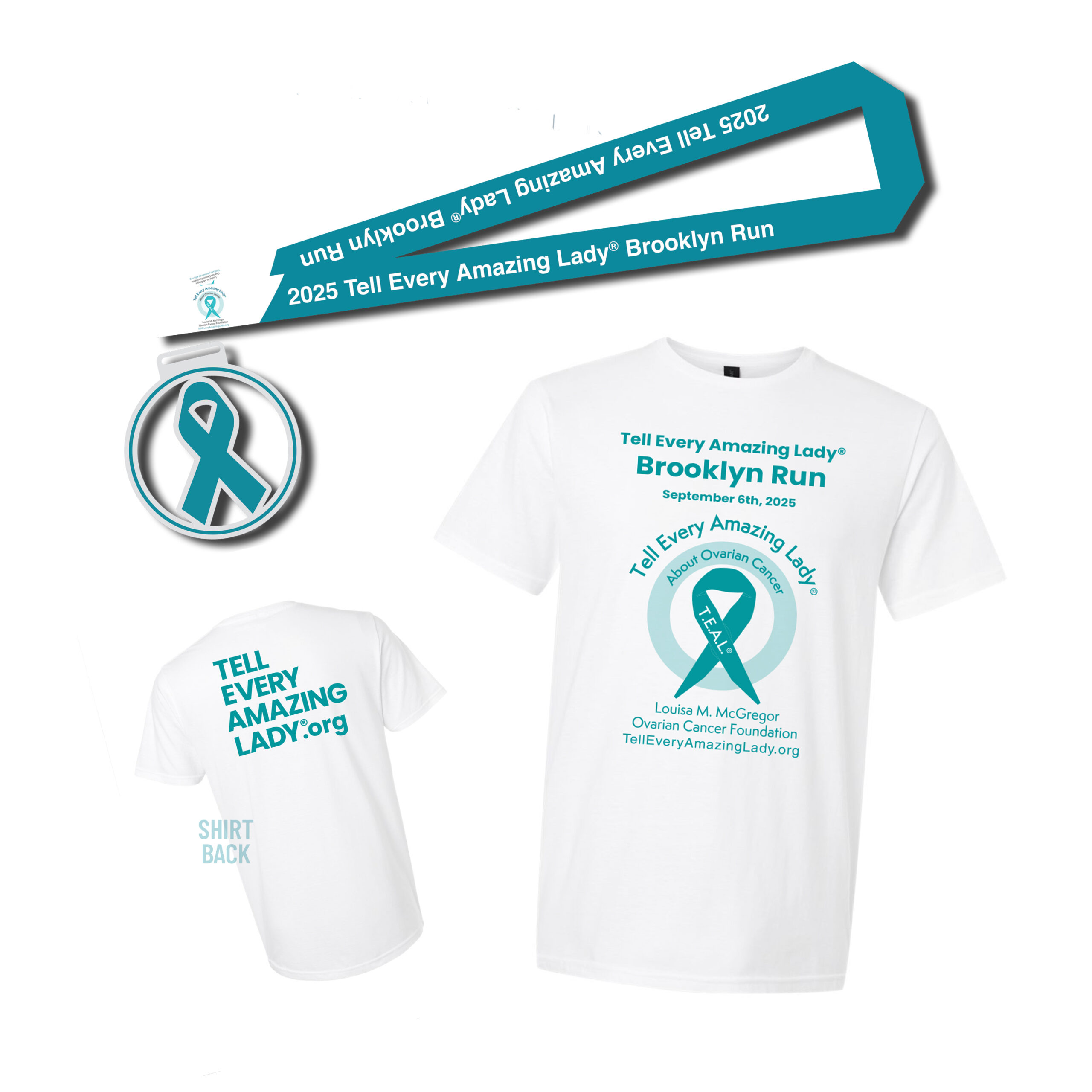 Tell Every Amazing Lady® brooklyn 5K Run prizes