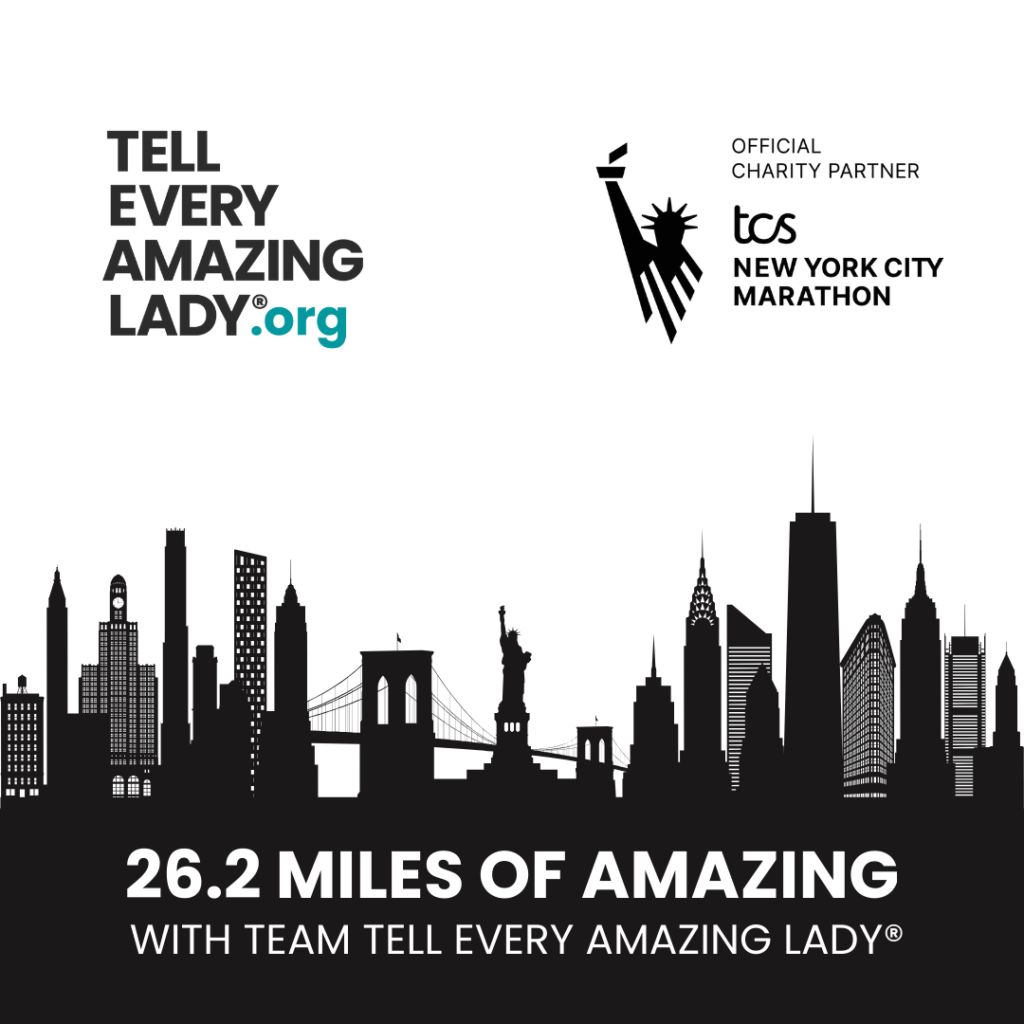 Tell every acmazing lady official charity partner tcs nyc marathon