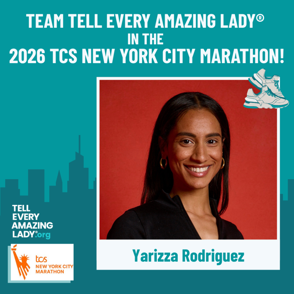 Meet yarizza running for team tell every amazing lady® at the 2026 TCS New York City marathon