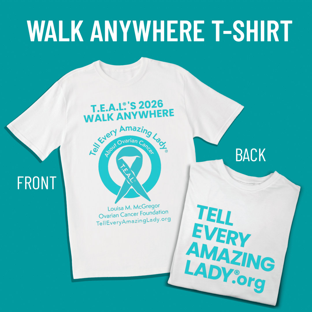tell every amazing lady® walk anywhere shirt