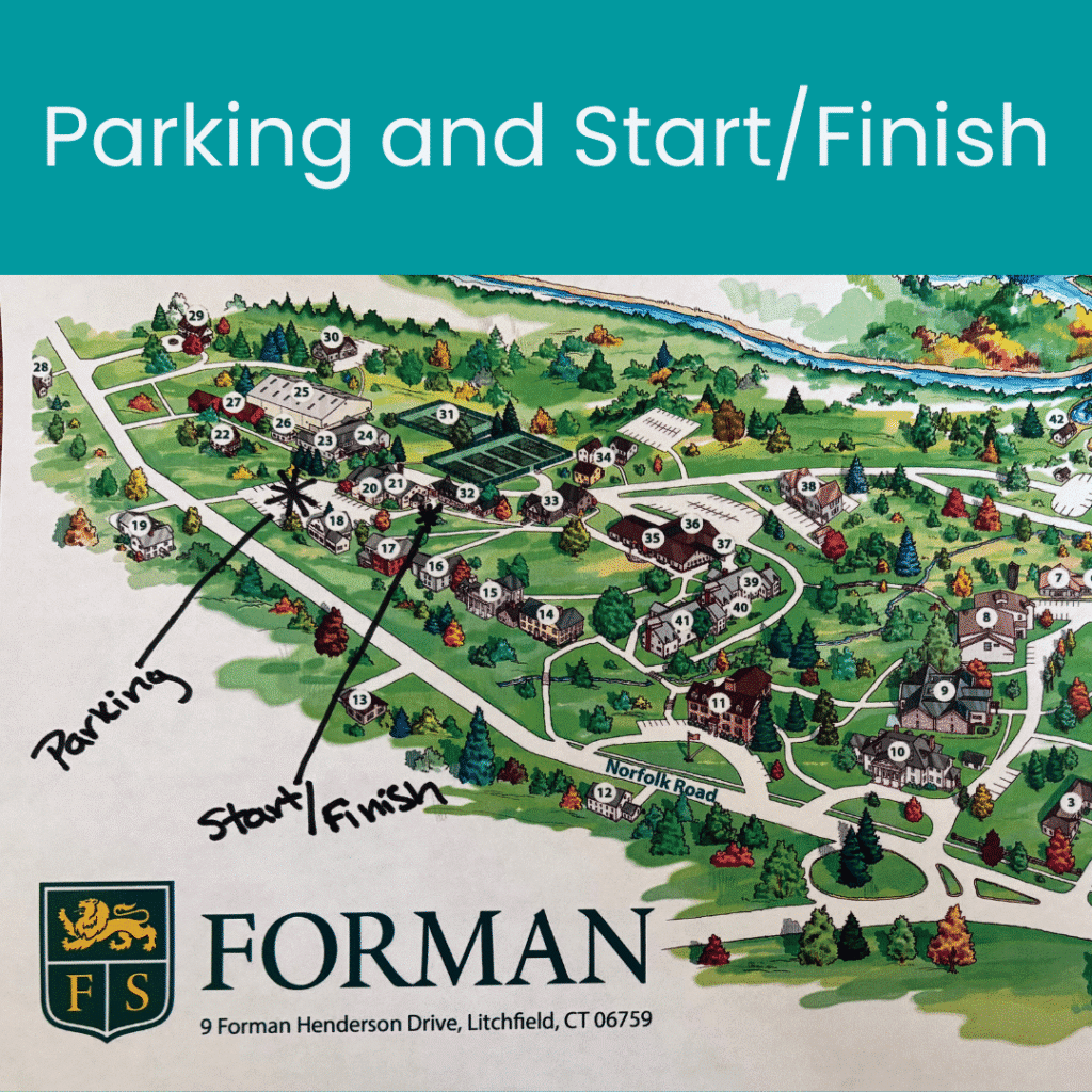 parking and start/finish